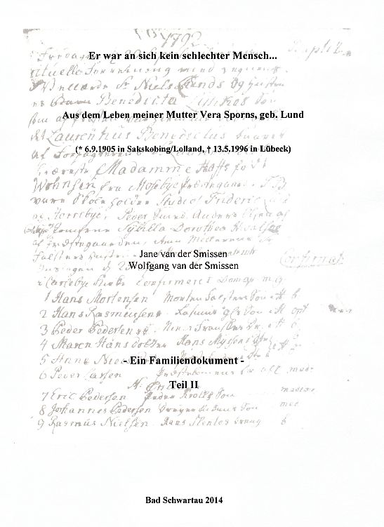 Titelseite Teil II